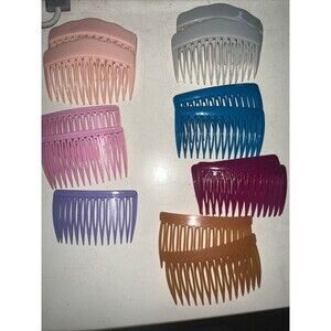 Vintage Hair Side Combs Set Of 13